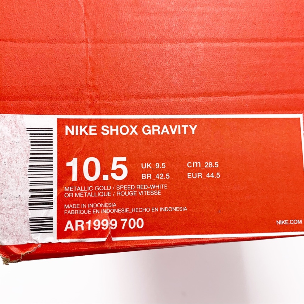 Men's Nike Shox Gravity World Cup Soccer  10.5 - Picture 8 of 8